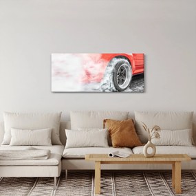 Obraz - Závodné auto (120x50 cm)