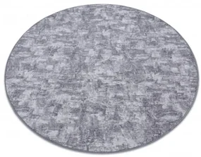 Koberec kruh SOLID sivý 90 BETON