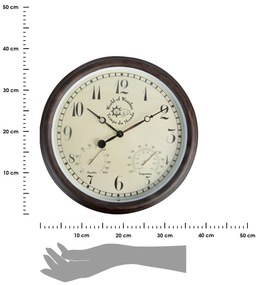 Nástenné hodiny KOTE 38 cm hnedé