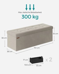 Lavička s vekom LSF277W01
