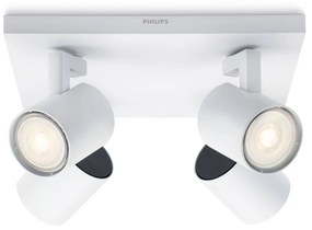 Philips Runner LED stropná lampa biela 4 svetlá