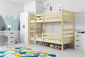 Poschodová posteľ ERIK 2v1, rozmer 90x190 cm