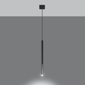 Sollux Lighting Závesné svietidlo MOZAICA 1 čierna/chróm