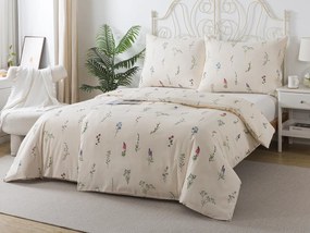 XPOSE® Bavlnené obliečky DIVOKÉ KVETY na dve postele
