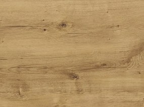 Šatníková skriňa Ben, 270 cm, doskový dub/biela