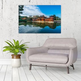 Obraz - Chrám Byodo-in, Japonsko (90x60 cm)