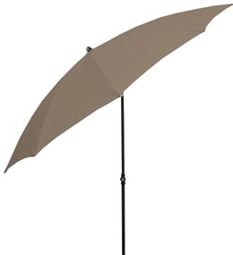 Doppler NASSAU 2,5 m – záhradný slnečník so stredovou tyčou, 100 % polyester