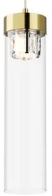 Zuma Line P0389-01D-0FD2 - Luster na lanku GEM 1xG9/28W/230V mosadz