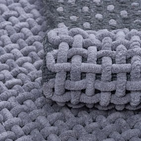 Kúpeľňová predložka Belweder tm. šedá, 50x80, šedá, kúpeľňa, Multi-decor