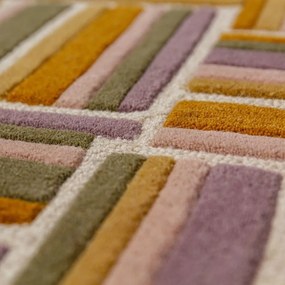 Ručne tkaný vlnený koberec 140x200 cm Lattice Shaped – Flair Rugs