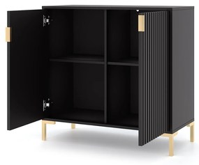 Komoda Flinn 88,2 cm čierna