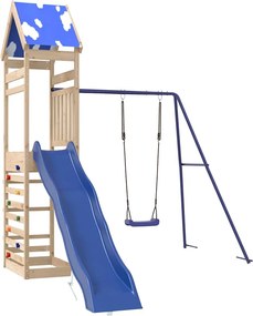 vidaXL Vonkajšia súprava na hranie masívna borovica