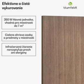 Blumfeldt Heat Square, Infračervené vykurovanie, WiFi ovládanie, 350 W, IP44