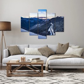 Obraz zasneženého svahu (150x105 cm)