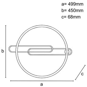 LED Stmievateľné stropné svietidlo LED/60W/230V 3000-6500K čierna + diaľkové ovládanie
