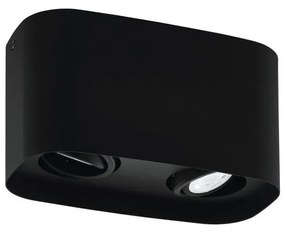 Eglo 31098 - LED bodové svietidlo MENDOZA 2xLED/4,7W/230V 3000K čierne