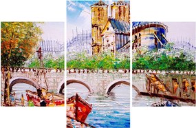 Obraz - Olejomaľba mesta (90x60 cm)