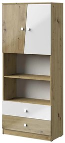 Regál Nero 04 80 – Biely Lesk