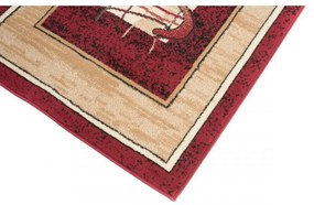 Kusový koberec PP Banan červený atyp 100x150cm