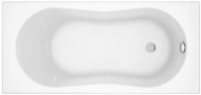 Cersanit Nike, akrylátová vaňa 150x70cm + nožičky, biela, S301-246