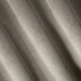 ZATEMŇOVACÍ ZÁVES NA KRÚŽKOCH PIERRE 140X250 CM TMAVOBÉŽOVÁ