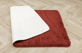 Kúpeľňový koberček Sara Carmine bordový Fale