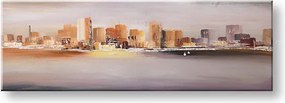Maľovaný obraz na stenu MESTO 120x40 cm