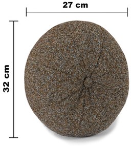 PROXIMA.store - Vankúš BALL s gombíkom 27x32 cm SKUPINA LÁTOK: Skupina 1