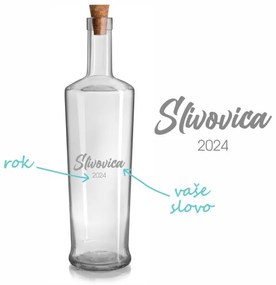 Pieskovaná fľaša Olea Piede Slivovice 0,7 l