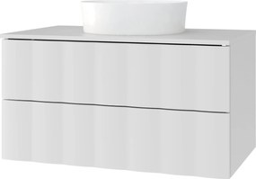 Závesná skrinka pod umývadlo Grita 80 cm biela