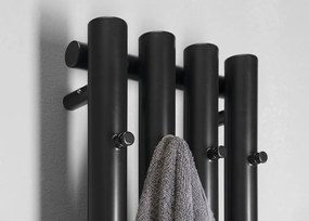 Sapho Sapho, PILON vykurovacie teleso 270x1800mm, so 4 háčikmi, čierna matná, IZ122T
