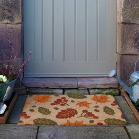 Rohožka z kokosového vlákna 60x90 cm Autumn Leaves – Artsy Doormats