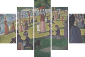 Obraz - Georges Seurat, A Sunday on La Grande Jatte, reprodukcia (150x105 cm)