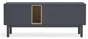 Tmavosivý TV stolík 140x56 cm Corvo - Teulat