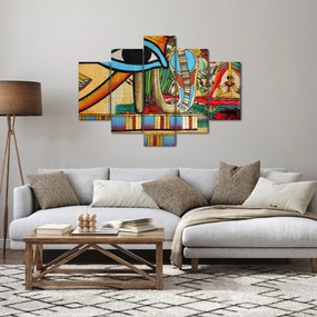 Obraz s egyptskými motívmi (150x105 cm)