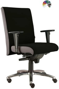 Záťažová kancelárska stolička NONSTOP 24/7 čalúnenie KOŽENKA Arizona