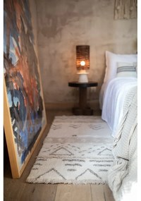 Krémový prateľný ručne tkaný vlnený koberec 80x140 cm Lakota Day – Lorena Canals