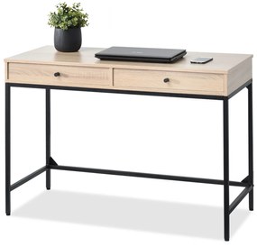 PC stolík Kaplan (dub + čierna). Vlastná spoľahlivá doprava až k Vám domov. 1109769
