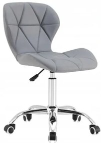 Elegantné kancelárske kreslo v sivej farbe