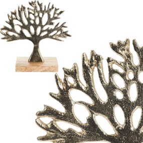 Dekoračná soška Tree2, 16x17,3x6 cm, zlatá