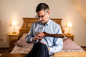 Ramienko na sako, kabát a bundu - pánska veľkosť (46 cm, 6 cm)