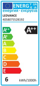 LEDVANCE Inteligentná LED žiarovka SMART+ ZB, E27, ST64, 6W, 680lm, 2400K, teplá biela