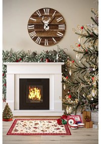 Červený koberec s vianočným motívom s prímesou bavlny 50x80 cm Toy's Delight Red Christmas – Villeroy&amp;Boch