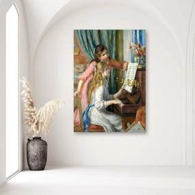 Obraz na plátně Dívka u klavíru - A.Renoir, - 70x100 cm