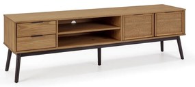 TV stolík z borovicového dreva 180x52 cm Natasha – Marckeric