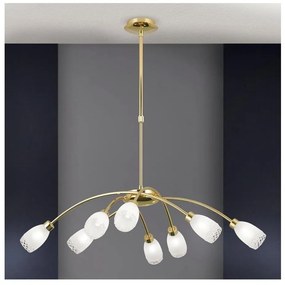 Orion - Luster na tyči CARLA 8xG9/28W/230V zlatý