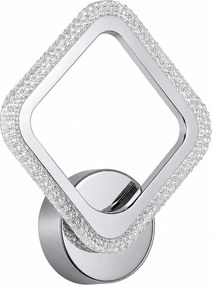 Toolight Toolight, LED nástenné svietidlo, 7W, 3000K, 1000 lm, LHJ125-W, chrómová, OSW-03280