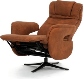 Polohovacie kreslo hnedé, elektrické TV-C5590 BR3