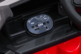 Elektrické autíčko Volkswagen ID BUZZ červené