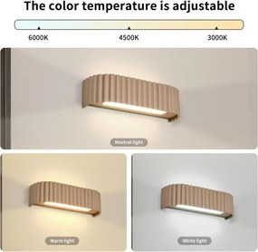 BRILAGI - LED nástenné svietidlo FALCON MODERN LED/10W/230V 30 cm 3000/4500/6000K béžová
